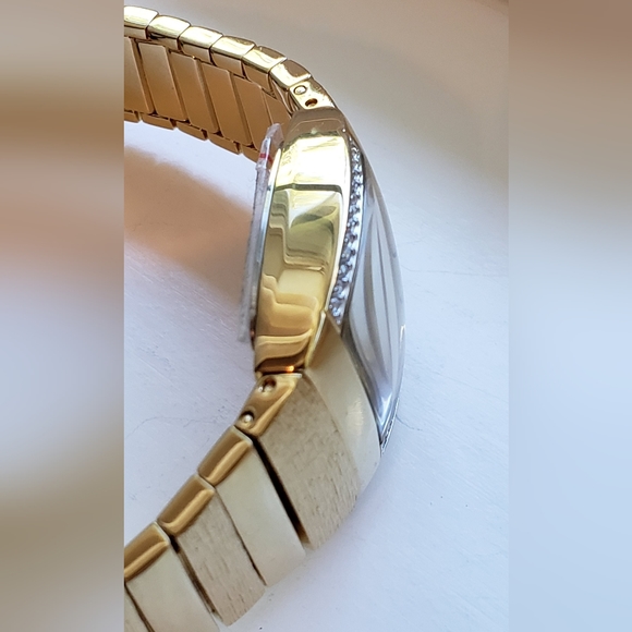 Elgin wrist watch (EG354), rare Japanese model, diamonds, gold tone, NWT - Picture 3 of 17